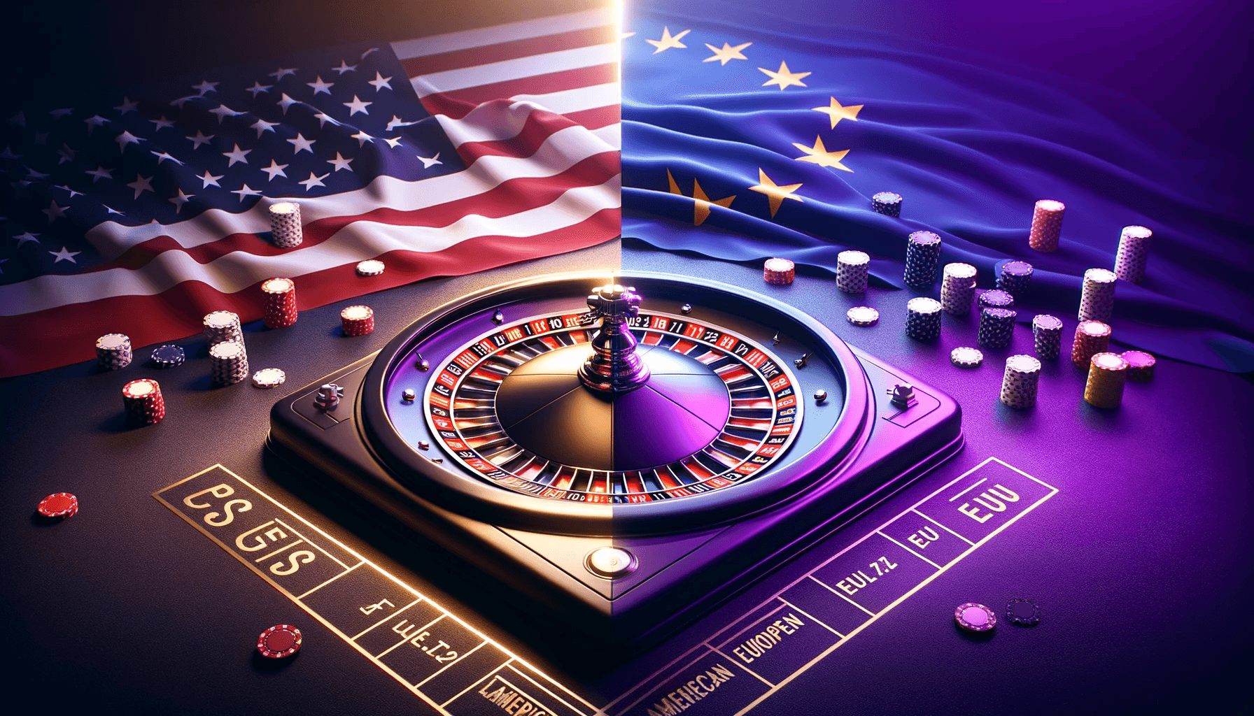 Elegir la ruleta americana o europea en un casino con crupier en vivo image